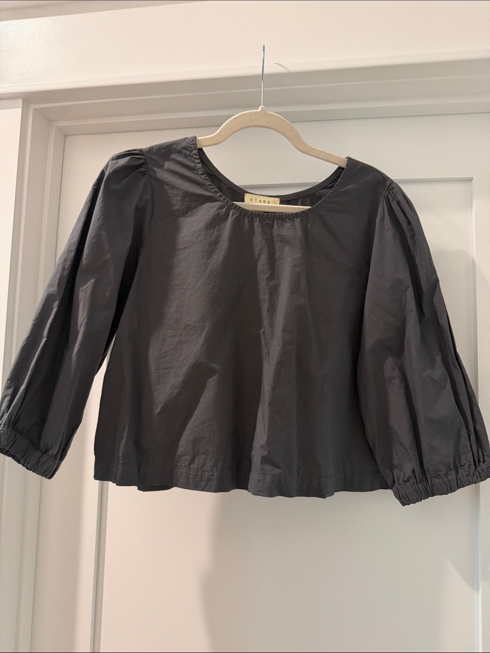 Stark x grey Crop Blouse(bw)